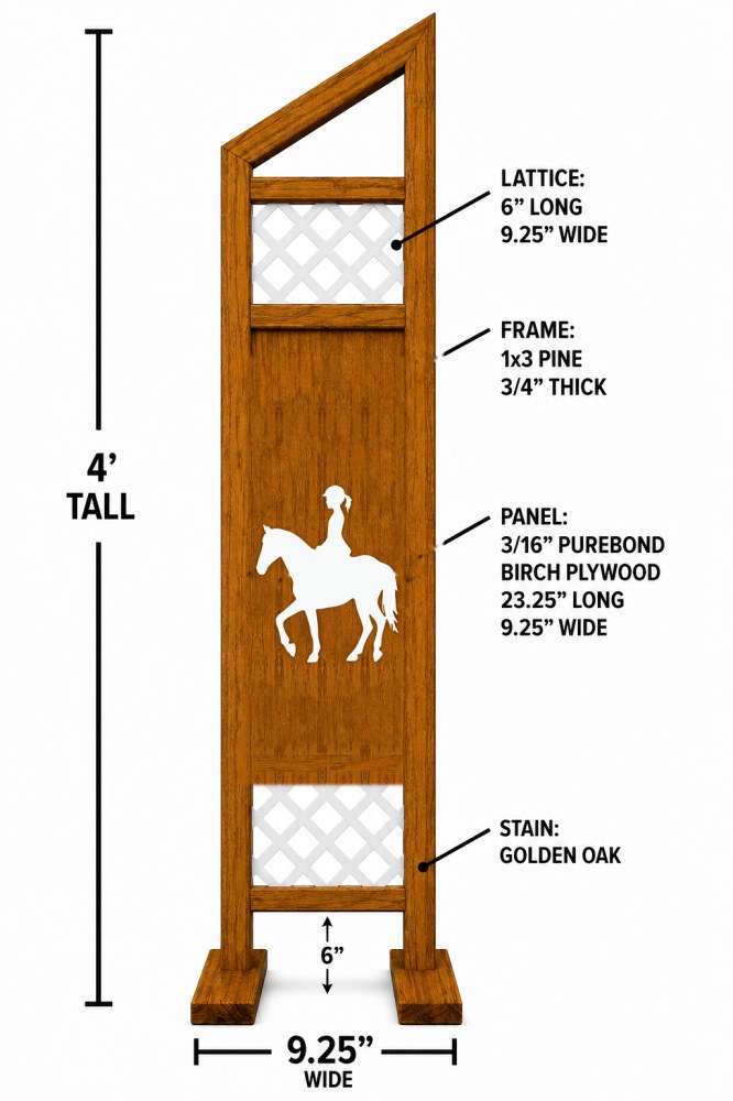 Horse & Rider hobby horse jump — custom colors, ships to Brooklyn, New York